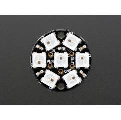 Adafruit NeoPixel Jewel - 7 x WS2812 5050 RGB LED with Integrated Drivers Adafruit 19040325 Adafruit