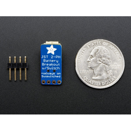 Adafruit Switched JST-PH 2-Pin SMT Right Angle Breakout Board