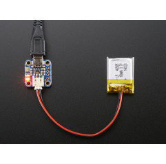 Adafruit Micro Lipo w/MicroUSB Jack - USB LiIon/LiPoly charger Adafruit 19040341 Adafruit