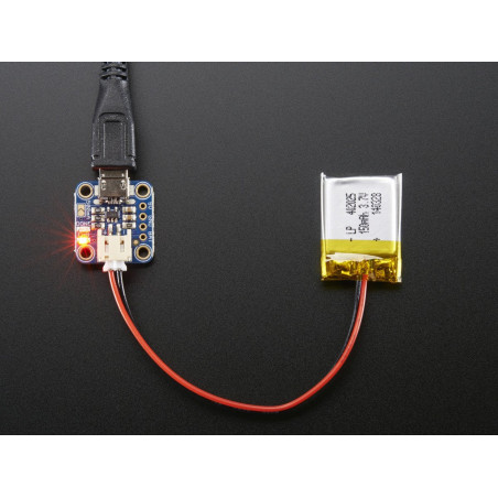 Adafruit Micro Lipo w/MicroUSB Jack - USB LiIon/LiPoly charger Adafruit19040341 Adafruit
