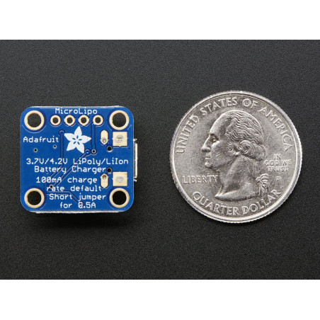Adafruit Micro Lipo w/MicroUSB Jack - USB LiIon/LiPoly charger
