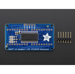 Quad Alphanumeric Display - 0.54" Digits w/ I2C Backpack - Red Adafruit19040342 Adafruit