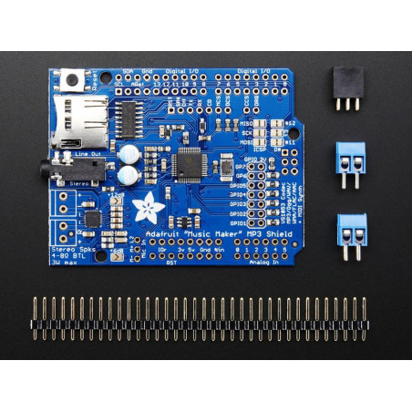 Adafruit "Music Maker" MP3 Shield w/3W Stereo Amp