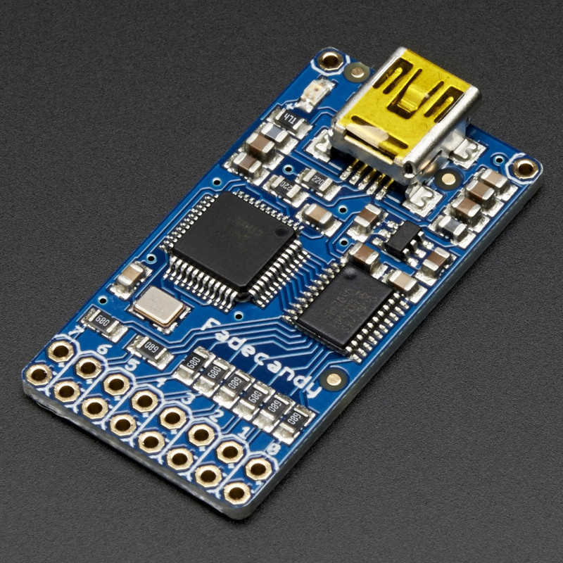 Adafruit FadeCandy - Dithering USB-Controlled Driver for NeoPixels Adafruit 19040349 Adafruit