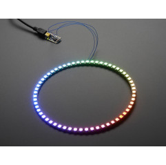NeoPixel 1/4 60 Ring - 5050 RGB LED w/ Integrated Drivers Adafruit19040358 Adafruit