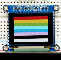 Adafruit OLED Breakout Board - 16-bit Color 1.27" w/microSD holder Adafruit 19040365 Adafruit