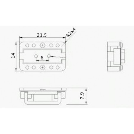 Bone Conductor Transducer with Wires - 8 Ohm 1 Watt