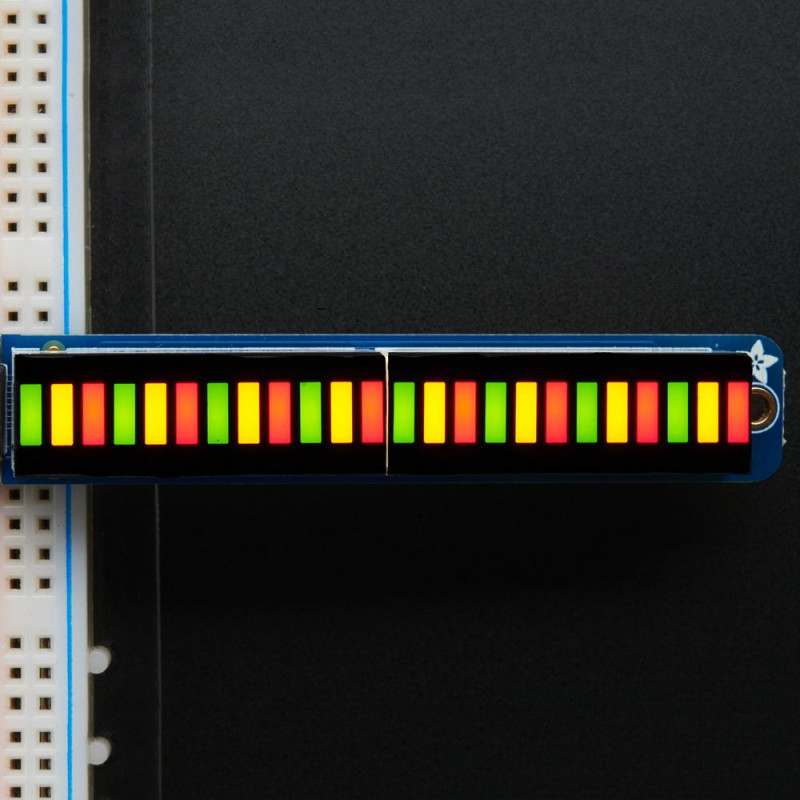 Adafruit Bi-Color (Red/Green) 24-Bar Bargraph w/I2C Backpack Kit Adafruit 19040368 Adafruit
