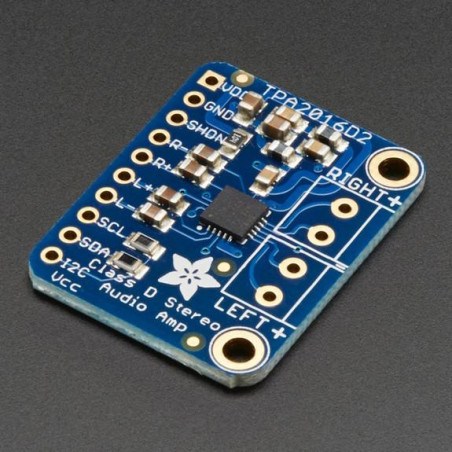 Adafruit Stereo 2.8W Class D Audio Amplifier - I2C Control AGC Adafruit19040370 Adafruit