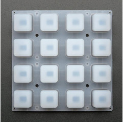 Silicone Elastomer 4x4 Button Keypad - for 3mm LEDs Adafruit 19040377 Adafruit