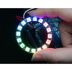 Adafruit NeoPixel Ring - RGB LED w/ Integrated Drivers - 24 pixel Adafruit 19040380 Adafruit