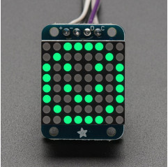 Adafruit Mini 0.7" 8x8 LED Matrix w/I2C Backpack - Red Adafruit19040396 Adafruit