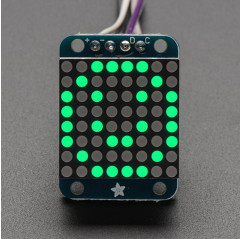Adafruit Mini 0.7" 8x8 LED Matrix w/I2C Backpack - Yellow-Green Adafruit19040398 Adafruit