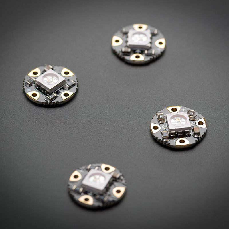 Adafruit FLORA Sewable RGB Smart Neo Pixel version 2 - Pack of 4 Adafruit19040403 Adafruit