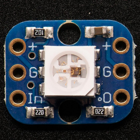 Breadboard-friendly RGB Smart NeoPixel - Pack of 4 Adafruit19040413 Adafruit