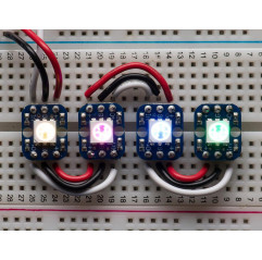 Breadboard-friendly RGB Smart NeoPixel - Pack of 4 Adafruit19040413 Adafruit