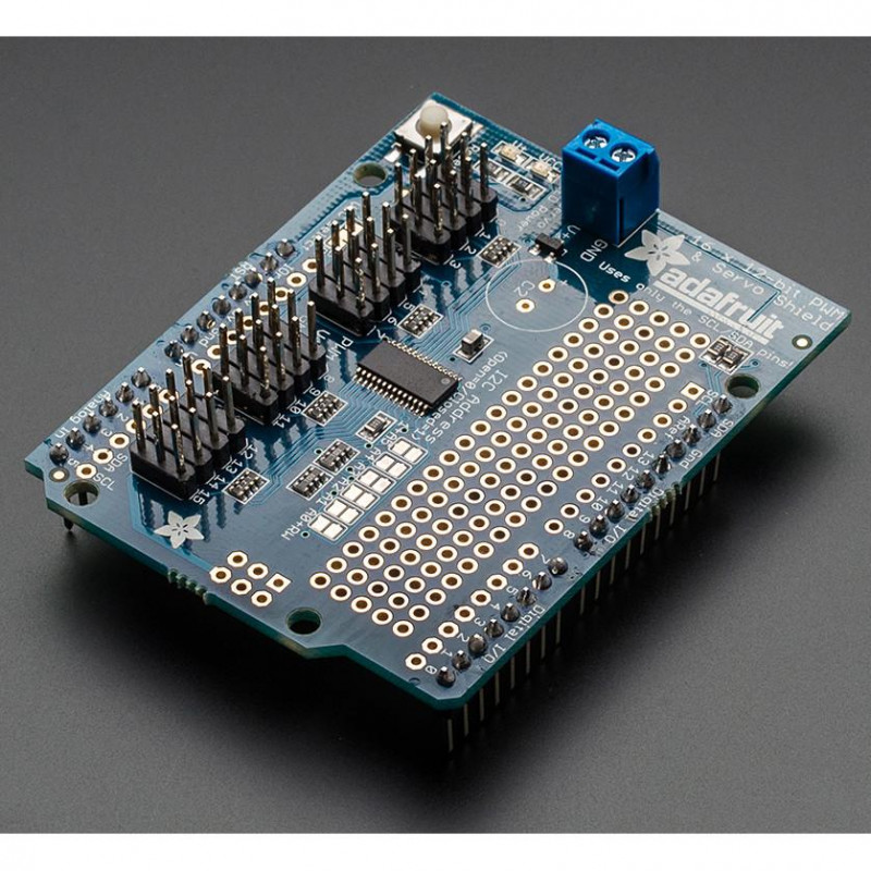 Adafruit 16-Channel 12-bit PWM/Servo Shield - I2C interface Adafruit 19040415 Adafruit