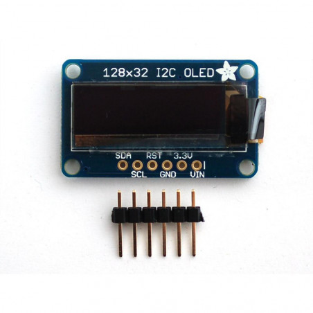Adafruit Monochrome 128x32 I2C OLED graphic display
