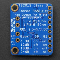 Stereo 2.1W Class D Audio Amplifier - TPA2012 Adafruit19040420 Adafruit