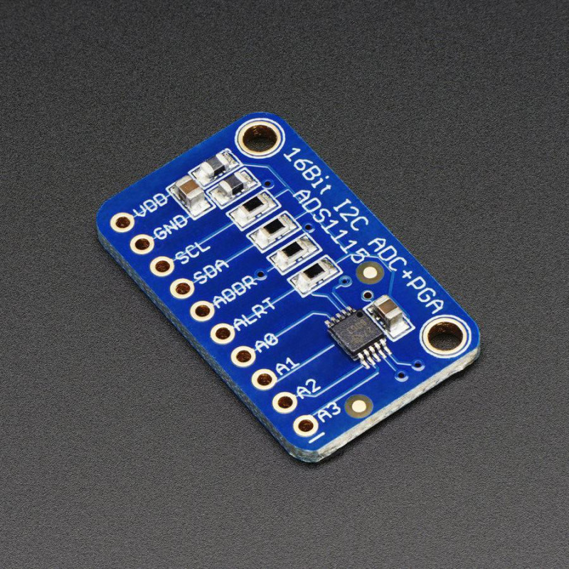 Adafruit 16-Bit ADC - 4 Channel with Programmable Gain Amp (ADS1115) Adafruit 19040422 Adafruit