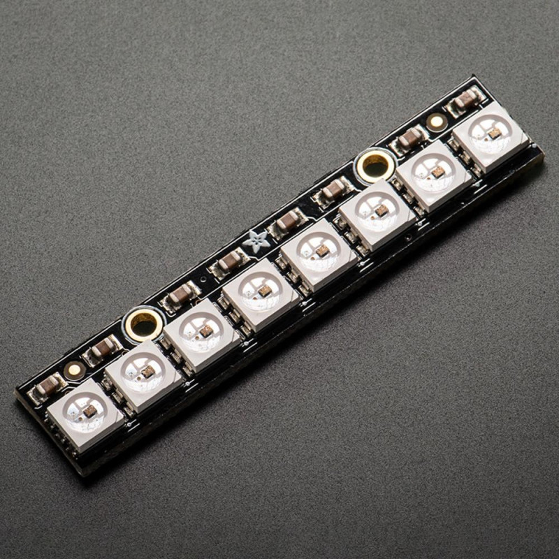 NeoPixel Stick - 8 x 5050 RGB LED with Integrated Drivers Adafruit 19040424 Adafruit