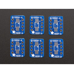 Adafruit SMT breakout PCB for SOIC or TSSOP - various sizes - 20 pin - pack of three Adafruit 19040432 Adafruit