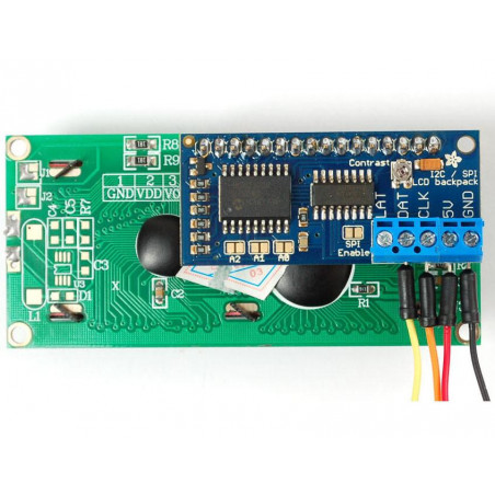 Adafruit I2C / SPI character LCD backpack