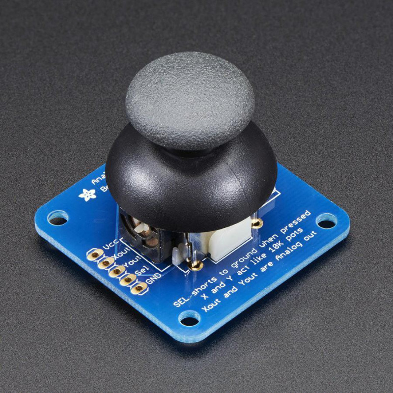 Adafruit Analog 2-axis Thumb Joystick with Select Button Adafruit 19040443 Adafruit