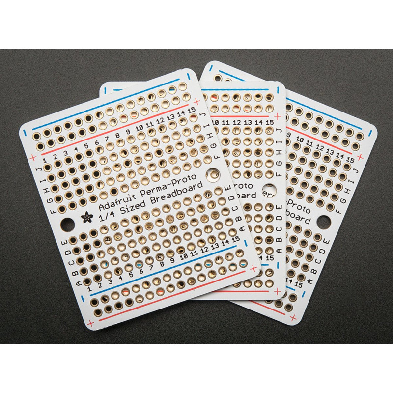 Adafruit Perma-Proto - pack of 3 - Quarter size Adafruit19040455 Adafruit