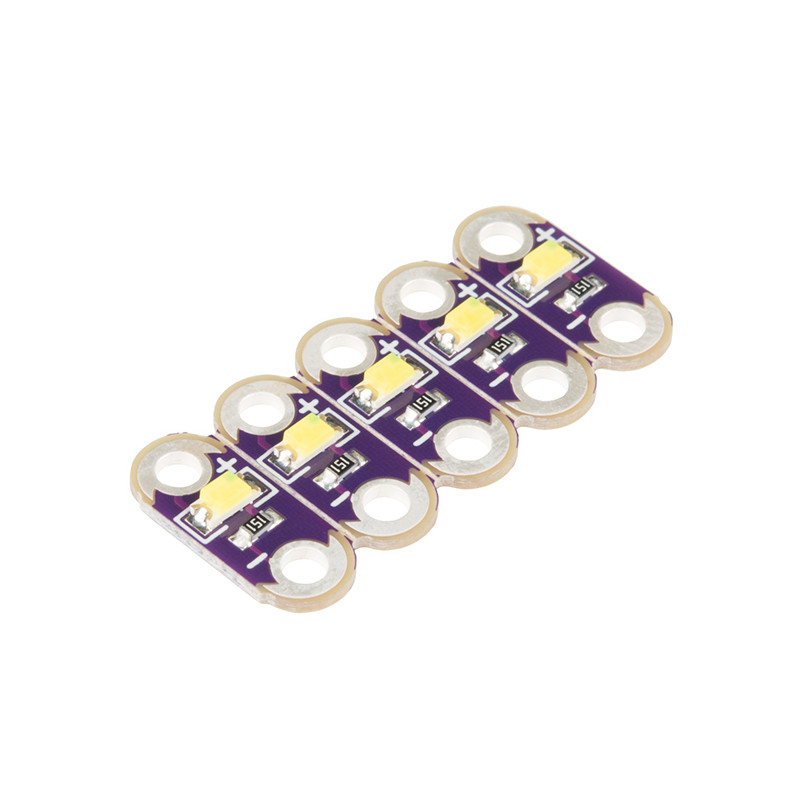 LilyPad LED White (5pcs) E-Textiles19020013 DHM