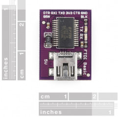 LilyPad FTDI Basic Breakout - 5V E-Textiles 19020027 DHM