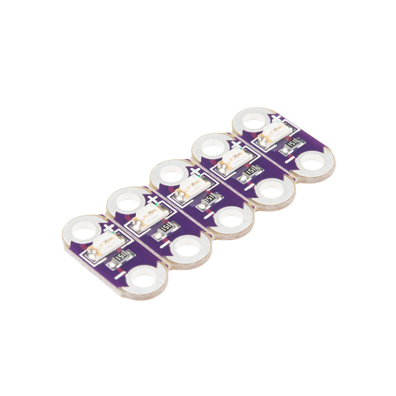 LilyPad LED Red (5pcs) E-Textiles 19020031 DHM