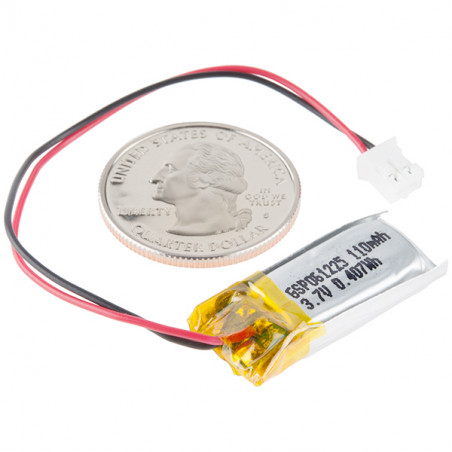 E-Textiles Battery - 110mAh (2C Discharge)