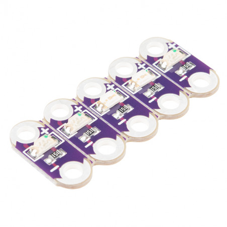 LilyPad LED Green (5pcs) E-Textiles 19020039 DHM