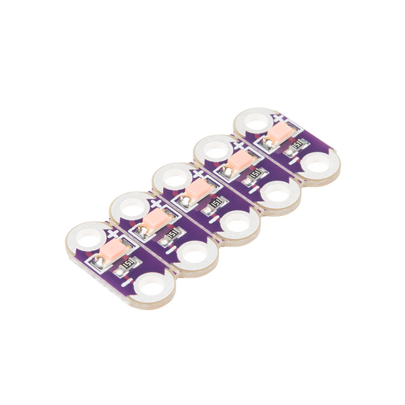 LilyPad LED Pink (5pcs) E-Textiles 19020046 DHM