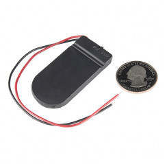 Coin Cell Battery Holder - 2xCR2032 (Enclosed) E-Textiles19020049 DHM