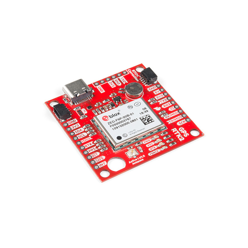 SparkFun GPS-RTK2 Board - ZED-F9P (Qwiic) SparkFun 19020083 DHM