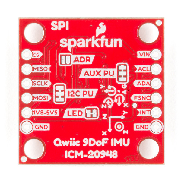 とと SparkFun 9DoF IMU Breakout - ICM-20948 (Qwiic)