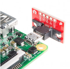 SparkFun USB MicroB Plug Breakout SparkFun19020237 DHM