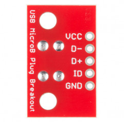SparkFun USB MicroB Plug Breakout SparkFun 19020237 DHM