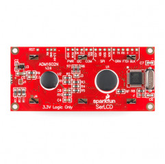 SparkFun 16x2 SerLCD - Black on RGB 3.3V SparkFun 19020252 DHM