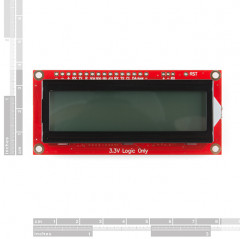 SparkFun 16x2 SerLCD - Black on RGB 3.3V SparkFun 19020252 DHM