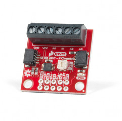 SparkFun Qwiic 12 Bit ADC - 4 Channel (ADS1015) SparkFun 19020346 DHM