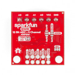 SparkFun Qwiic 12 Bit ADC - 4 Channel (ADS1015) SparkFun 19020346 DHM