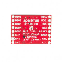 SparkFun RFM69 Breakout (434MHz) SparkFun19020434 DHM