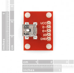 SparkFun USB Mini-B Breakout SparkFun 19020488 DHM