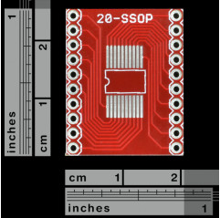 SparkFun SSOP to DIP Adapter - 20-Pin SparkFun 19020552 DHM