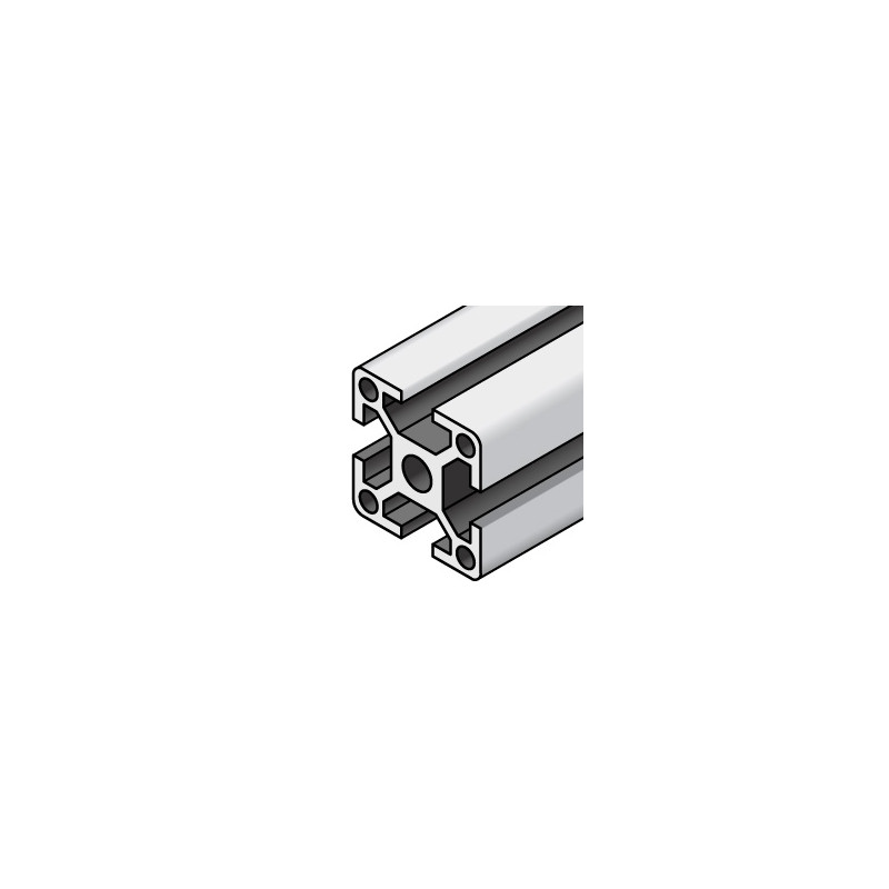 SERIE 5 - 6 mm ranura - CORTE A MEDIDA Perfiles estructurales - perfiles de aluminio extruido anodizado Serie 5 (ranura 6) co...