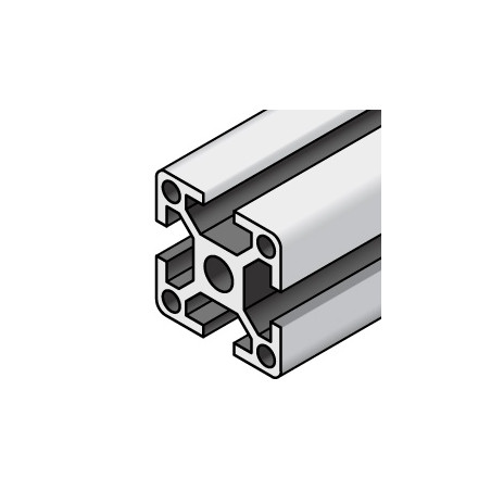DHM Pro SERIE 5 - 6 mm ranura - CORTE A MEDIDA Perfiles estructurales - perfiles de aluminio extruido anodizado - 1