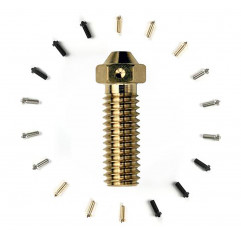 Volcano Brass Nozzle - Brass - E3D Volcano - Nozzles 1917006-a E3D Online